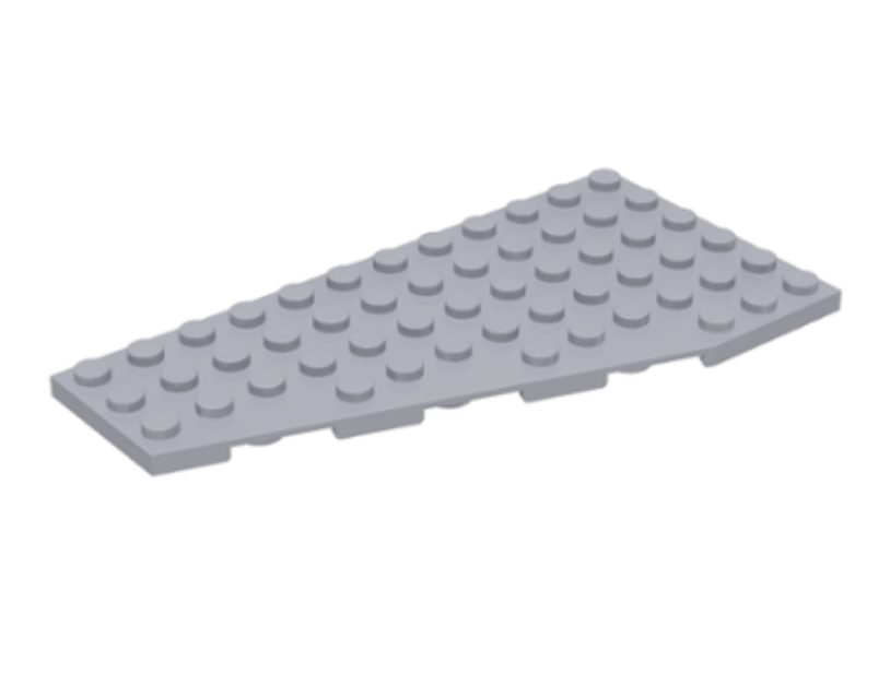 Lego Wedge Plate 12 x 6 Left Parts Pieces Lot ALL COLORS