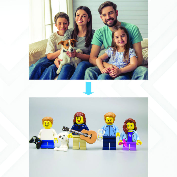 Personalized Custom Lego Minifigure Birthday Anniversary Gift Him Her