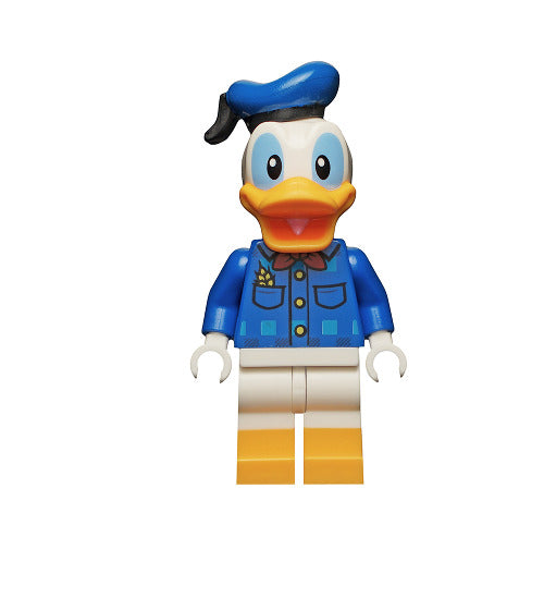 Lego Donald Duck 10775 Plaid Shirt with Yellow Buttons Disney Minifigure