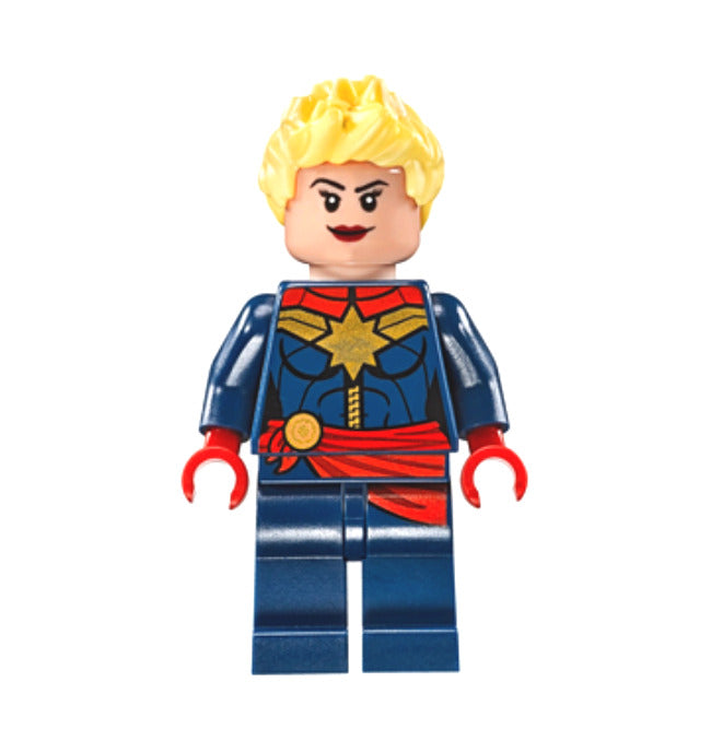 Lego Captain Marvel 76049 Red Sash Avengers Super Heroes Minifigure