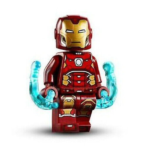 Lego Iron Man 76166 76164 76140 Silver Hexagon Chest Super Heroes Minifigure