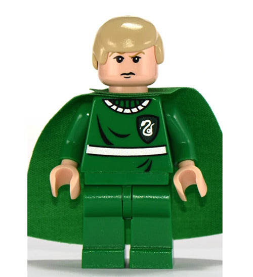 Lego Draco Malfoy 4757 Green Quidditch Uniform Harry Potter Minifigure