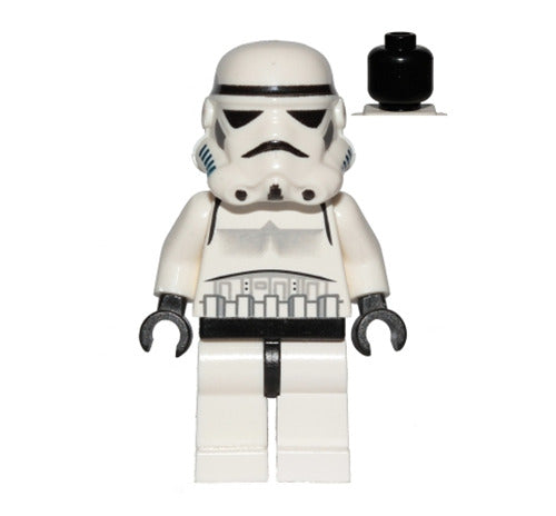 Lego Stormtrooper 7659 Black Head Episode 4/5/6 Star Wars Minifigure