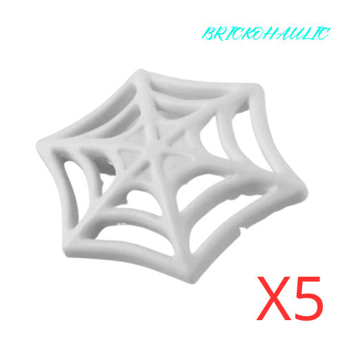 Lego Web White Effect Medium Bar on Back Weapons Accessories Parts Lot of 5