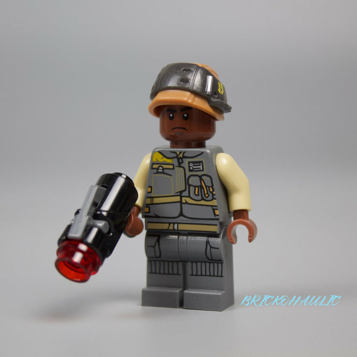 Lego Rebel Trooper 75164 Reddish Brown Head Star Wars Rogue One Minifigure