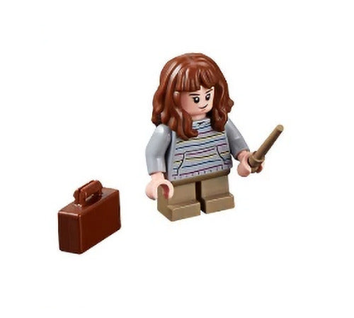 Lego Hermione Granger 75955 Gray Sweater Pastel Stripes Harry Potter Minifigure