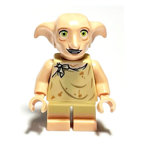 Lego Dobby (Elf) 75968 Light Nougat Open Mouth Smile Harry Potter Minifigure