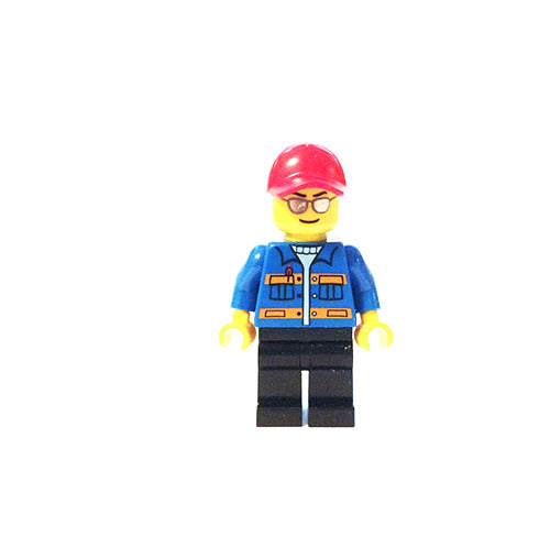 Lego Blue Jacket with Pockets 75912 Speed Champions Minifigure