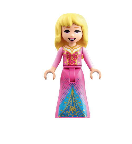 Lego Aurora 43188 Blue and Gold Filigree Dress Disney Princess Minifigure