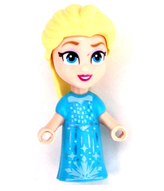 Lego Elsa 43218 Micro Doll, Medium Azure Dress Disney Princess Minifigure