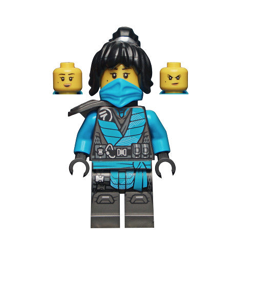 Lego Nya 71745 Mask and Hair The Island Ninjago Minifigure
