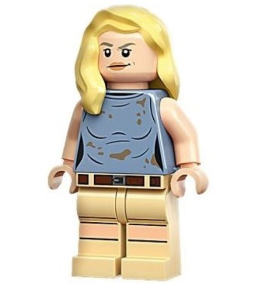 Lego Dr. Ellie Sattler 76961 Blue Sleeveless Shirt Jurassic World Minifigure