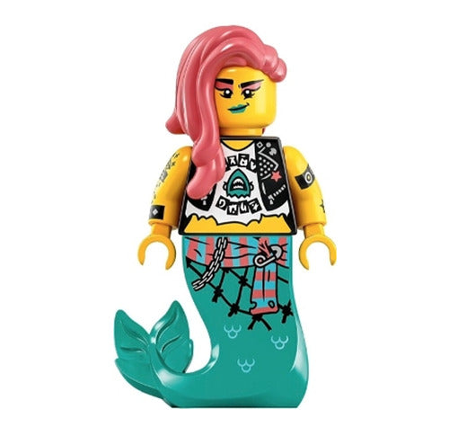 Lego Mermaid Violinist 43114 Punk Pirate Ship Stage Vidiyo Minifigure