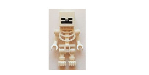 Lego Skeleton 21127 21118 21144 Cube Skull Minecraft Minifigure
