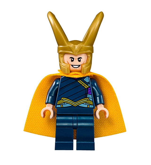 Lego Loki 76088 Dark Blue Outfit Thor Ragnarok Super Heroes Minifigure