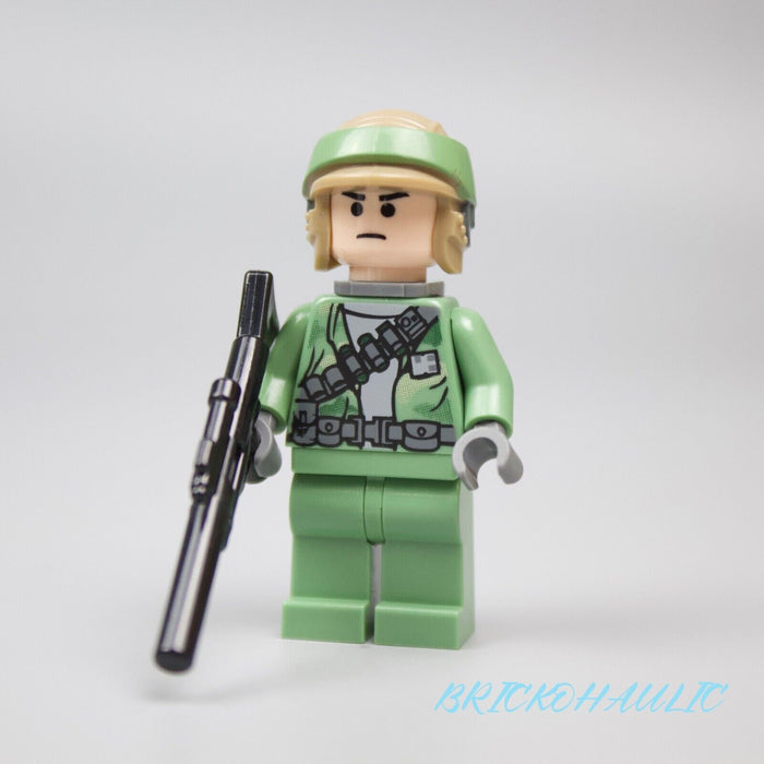 Lego Endor Rebel Commando - Frown 8038 Episode 4/5/6 Star Wars Minifigure