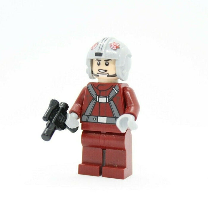 Lego T-16 Skyhopper Pilot 75081 Light Bluish Gray Helmet Star Wars Minifigure