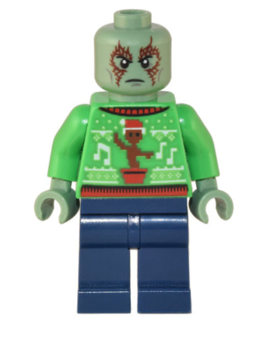 Lego Drax 76231 Holiday Sweater Super Heroes Minifigure