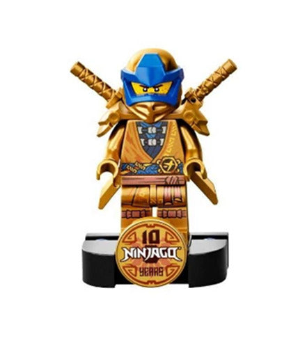 Lego Jay 71738 Pearl Gold Robe Titan Mech Battle Legacy Ninjago Minifigure