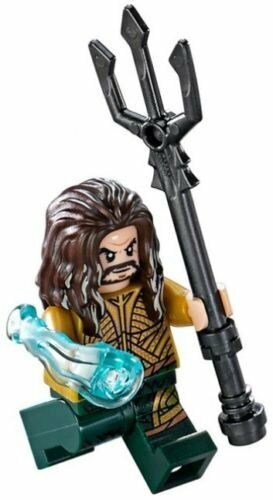 Lego Aquaman 76085 Dark Brown Long Hair Super Heroes Minifigure