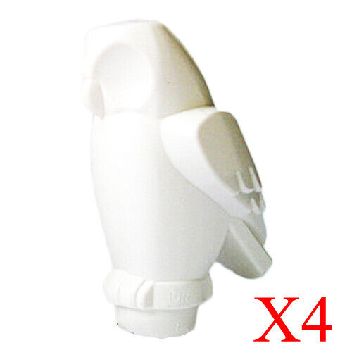 Lego White Owl Angular Features Animal Pet Minifigure Lot of 4
