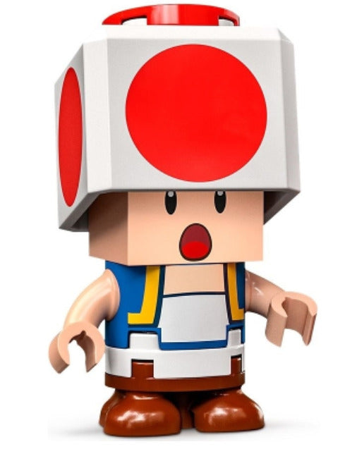 Lego Toad 71407 Surprised Super Mario Minifigure