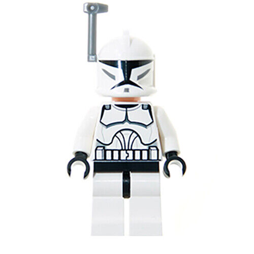 Lego Clone Trooper 7676 Dark Bluish Gray Helmet Antenna Star Wars Minifigure