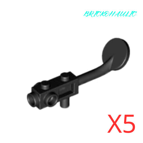 Lego Black Metal Detector no Stud on Search Head Utensils Accessories Lot of 5