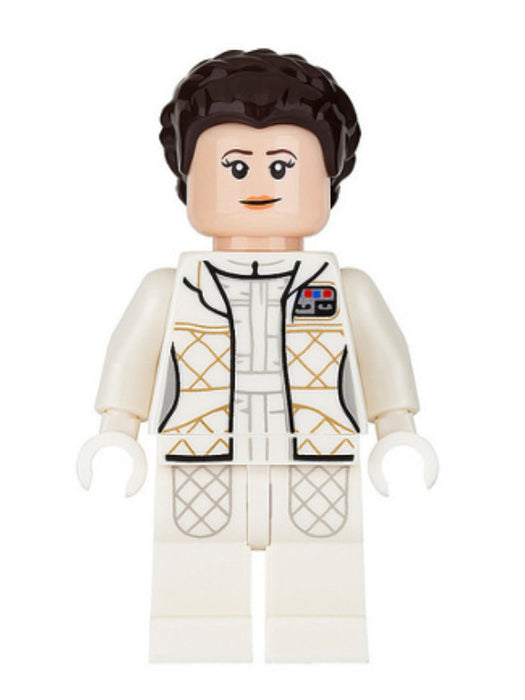 Lego Princess Leia 75192 Hoth Outfit White UCS Star Wars Minifigure