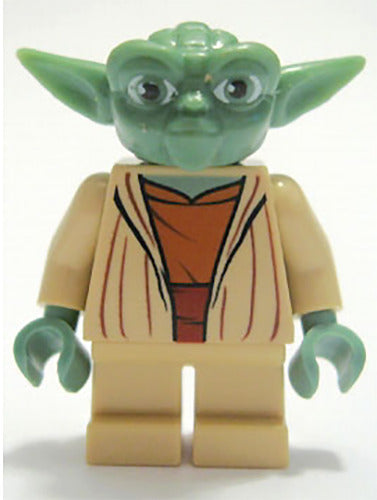 Lego Yoda 8018 7964 Gray Hair Star Wars Clone Wars Minifigure