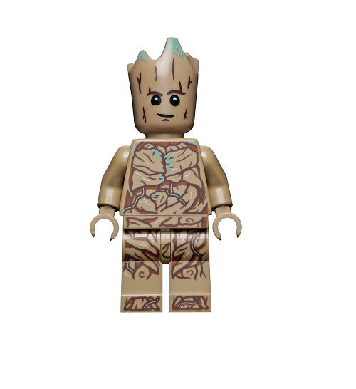 Lego Groot, Teen Groot 76193 Dark Tan Avengers Endgame Super Heroes Minifigure