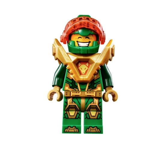 Lego Aaron 72005 72002 Pearl Gold Armor Nexo Knights Minifigure