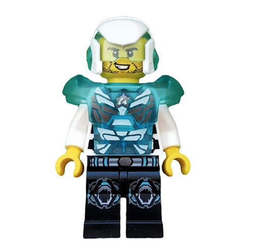 Lego Agent Jack Fury 70169 70173 Helmet Shoulder Armor Ultra Agents Minifigure