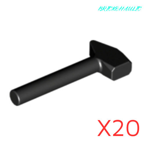 Lego Black Tool Mallet Hammer Utensils Tools Accessories Parts Lot of 20