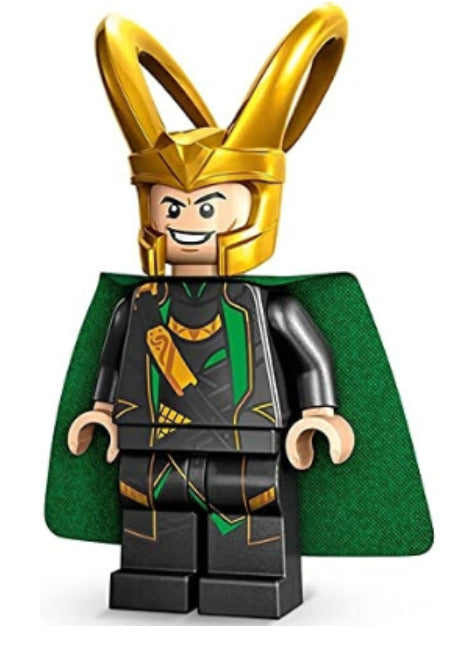 Lego Loki 76248 Pearl Dark Gray Suit Avengers Super Heroes Minifigure