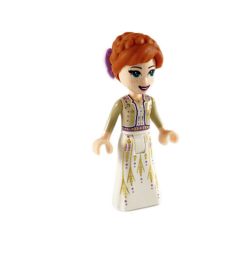 Lego Anna 41167 White Dress, Tan Shrug, Bow Frozen II Disney Minifigure