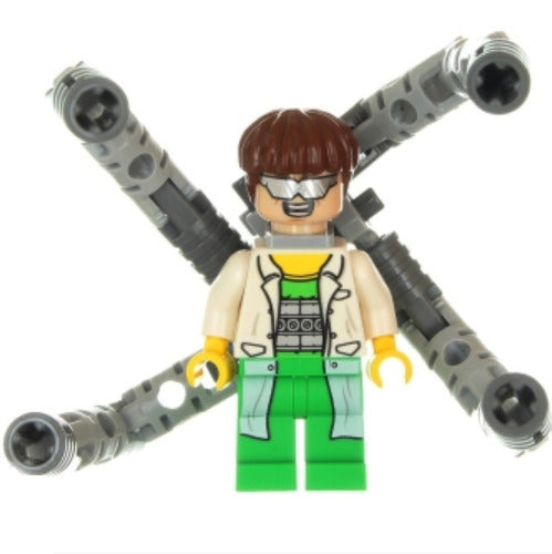 Lego Dr. Octopus 76015 Doc Ock White Lab Coat Super Heroes Minifigure