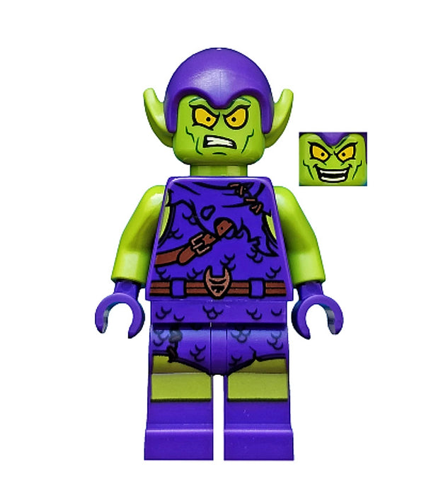 Lego Green Goblin 76133 Dark Purple Outfit Super Heroes Minifigure