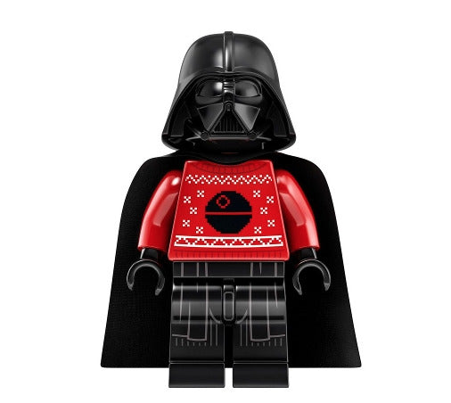 Lego Darth Vader 75279 Red Christmas Sweater Star Wars Minifigure