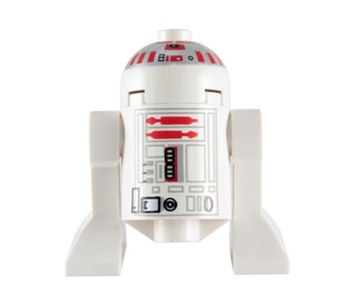 Lego Astromech Droid 10134 7658 7262 Short Red Stripes Star Wars Minifigure