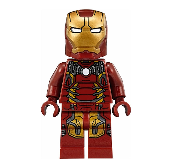 Lego Iron Man Mark 43 Armor 76105 Trans-Clear Head Super Heroes Minifigure