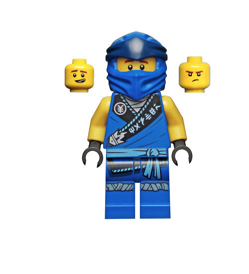 Lego Jay 71740 Rebooted, 'MASTER' Torso and Wrap Legacy Ninjago Minifigure