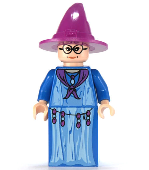 Lego Professor Sybill Trelawney 4757 Light Purple Hat Harry Potter Minifigure