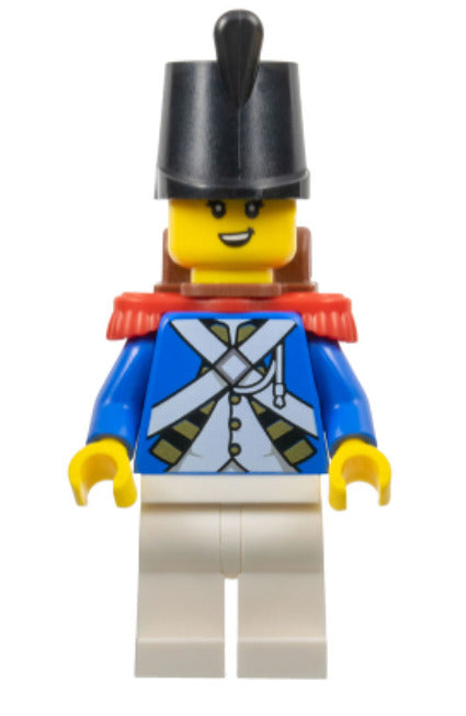 Lego Imperial Soldier IV 10320 Female Black Shako Hat Pirates IV Minifigure