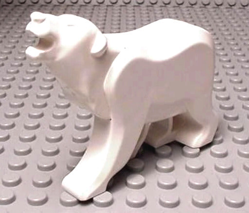 Lego White Polar Bear Town Arctic Animal Minifigure Big Figure