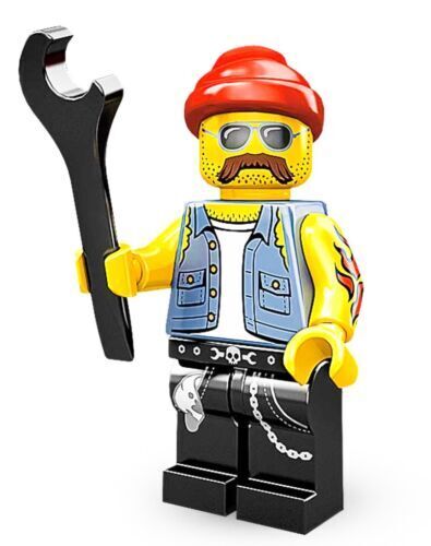 Lego Motorcycle Mechanic Series 10 Collectible Minifigures Minifigure