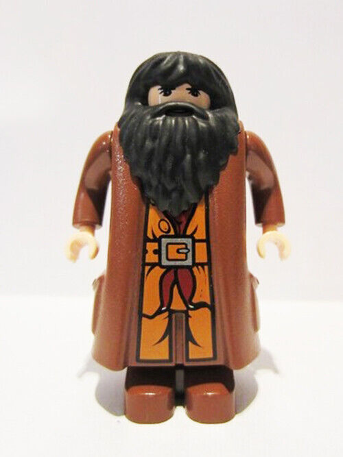 Lego Rubeus Hagrid 5378 4754 Reddish Brown Topcoat Harry Potter Minifigure