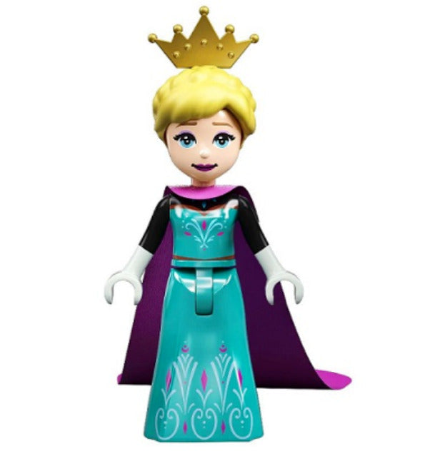 Lego Elsa 43197 Coronation Elsa Dark Turquoise Dress Disney Princess Minifigure
