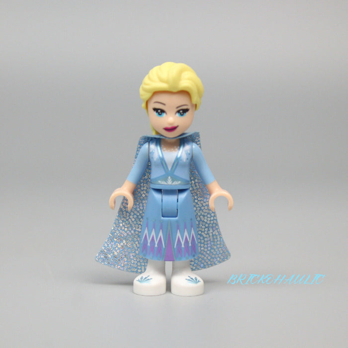 Lego Elsa 41168 41166 Glitter Cape w/ Tails Frozen Disney Princess Minifigure