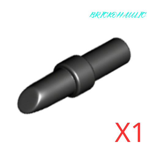 Lego Black Lipstick with Black Handle Pattern Utensil Tool Accessory Part